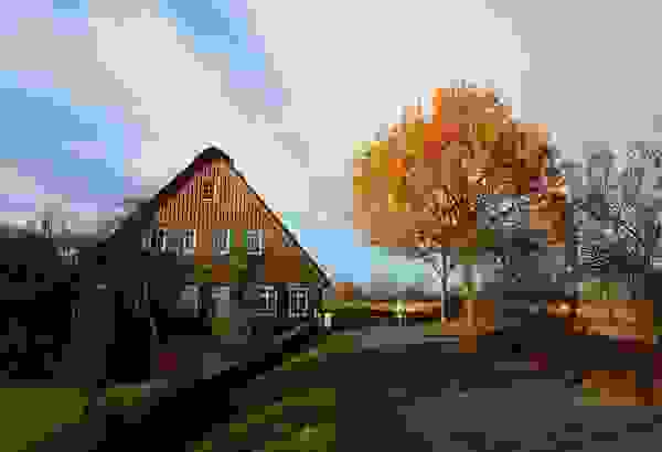 Das schiefe Haus. Wümmedeich im Blockland