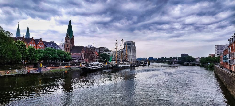 Blick auf die Schlachte