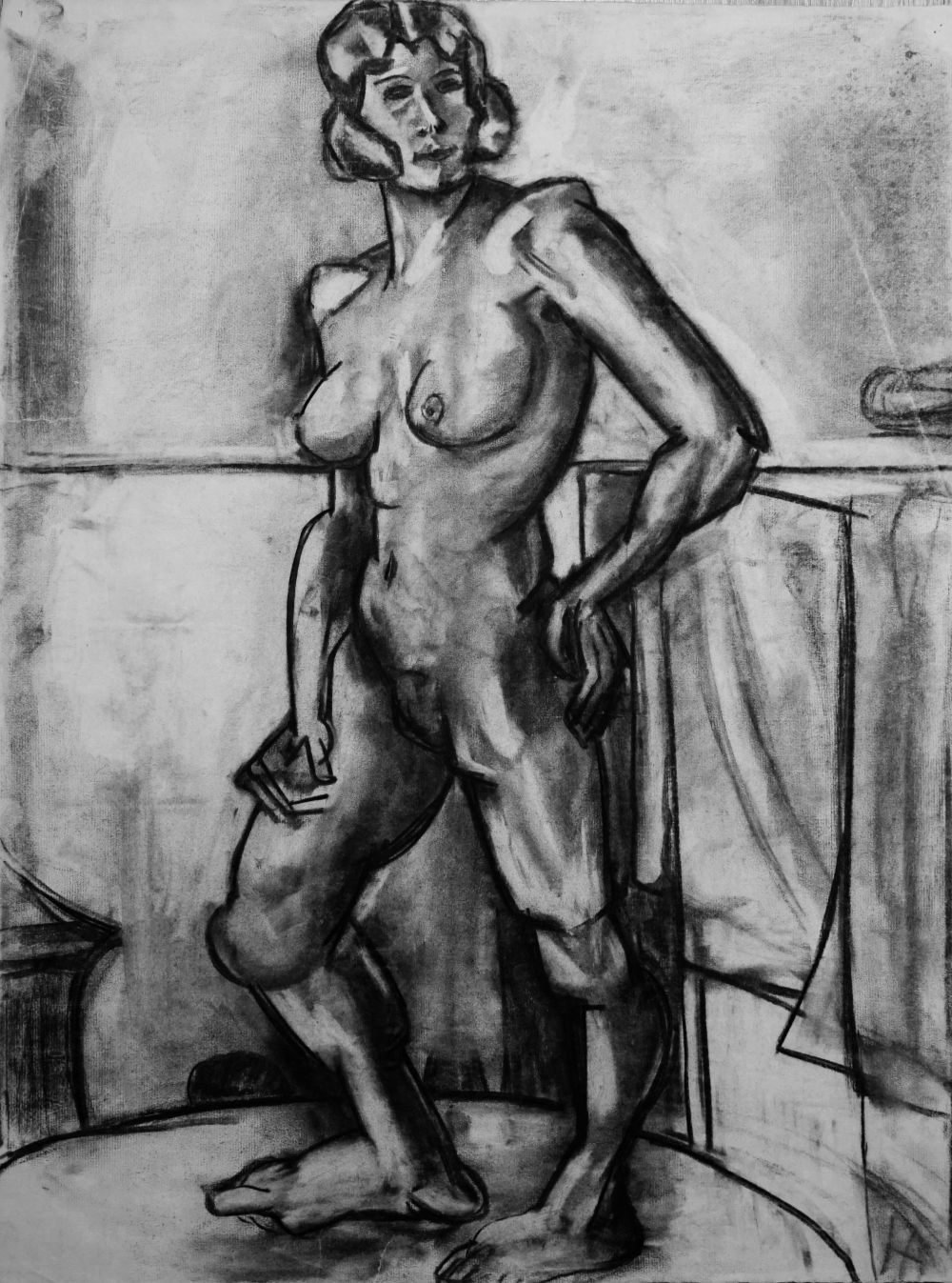 Weiblicher Akt 13. 1928, Paris. Hanna Ahrens